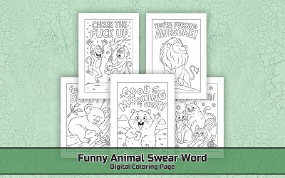 Funny Swear Word Coloring Pages for Adults