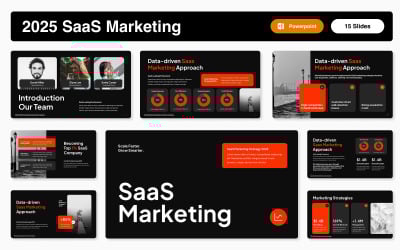 2025 SaaS Marketing Powerpoint Template