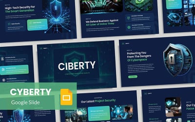 Ciberty - Cyber Security Google Slides Template