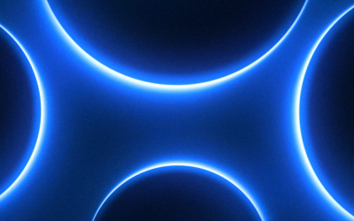 Cinematic Gradient Blue Planet Background 4K