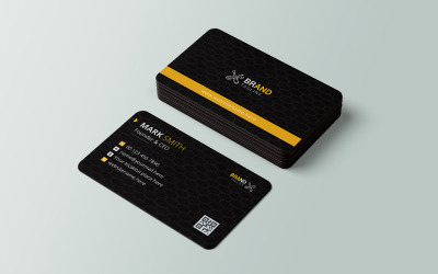 Modern And Cline  Business Card Design Template