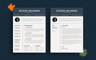 Modern Professional Resume CV Template  Editable &amp;amp; ATS-Friendly Design