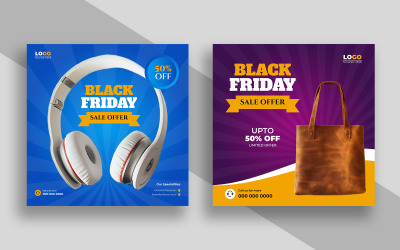 Black Friday İndirimi Sosyal Medya Gönderisi Versiyon-1
