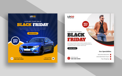Black Friday İndirimi Sosyal Medya Gönderisi Versiyon-2
