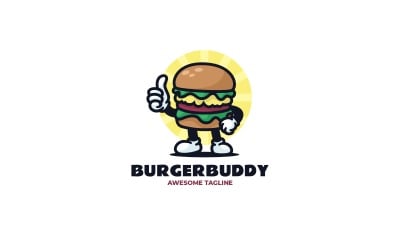 Burger Buddy Character Mascot Design
