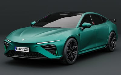 Hozon Neta S 2025 modello 3d