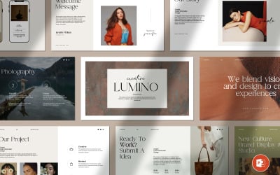 Lumino Minimal Presentation Template