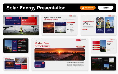Modello di presentazione PowerPoint sull&amp;#39;energia solare