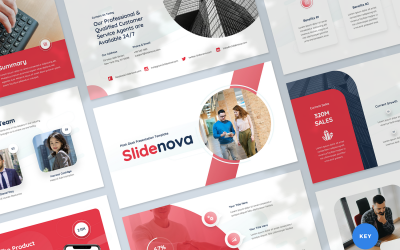 Pitchdeck prezentációs főelőadás sablon