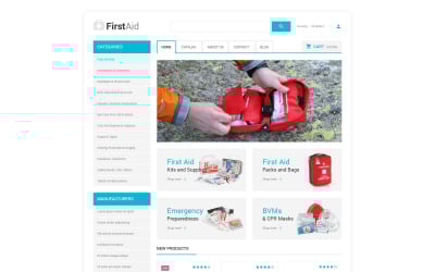 Ambulance VirtueMart šablona