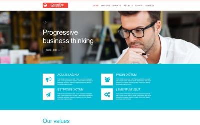 Consulting Muse Template Muse sablon 54943