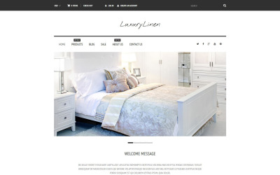 Leinengeschäft Shopify Theme