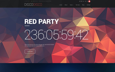 Reszponzív Disco Drupal sablon 54963