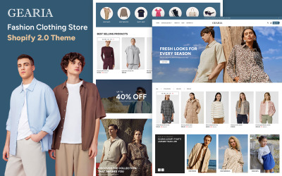 Gearia - Thème Shopify réactif pour le commerce électronique et la mode