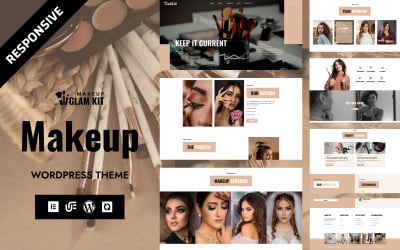 Glam Kit - Tema WordPress Elementor per truccatori e centri estetici e benessere