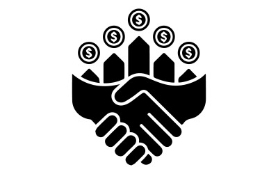 简单的现代房屋轮廓矢量，用于房地产品牌和商业形象