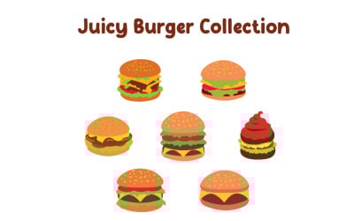 Conjunto de coleção Juicy Burger