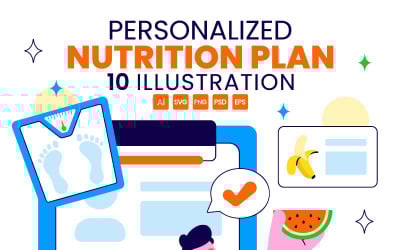 10 ilustraciones de planes de nutrición personalizados