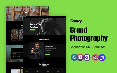 Camzy - Photography Portfolio WordPress Elementor Theme