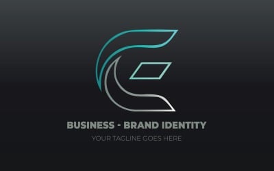 CE Letter Logo – Modern Minimal Business &amp;amp; Brand Identity Design