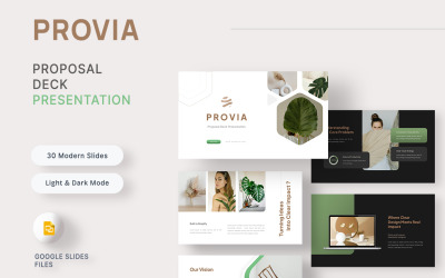 Provia — Teklif Desteği Google Slaytlar