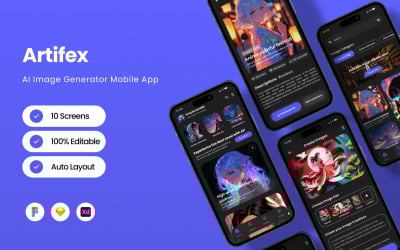 Artifex - AI Image Generator Mobile App