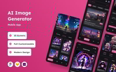 AutoAI - AI Image Generator Mobile App