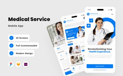 Medical Service - Doctors Appointment Mobile Apps