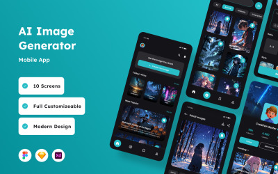Mindly - AI Image Generator Mobile App