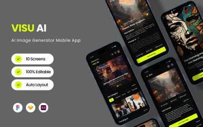 Visu Ai - AI Image Generator Mobile App