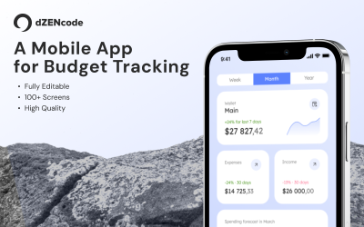 WePlan – Finance Budget Planner Clean and Minimal App UI Template