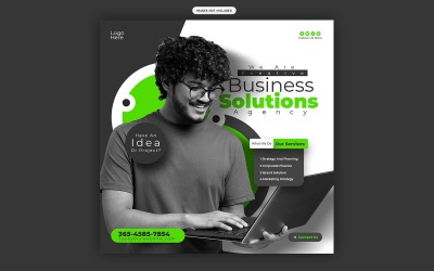 Creative Marketing Agency Social Media  Template