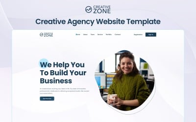 CreativeZone - Шаблон Elementor для креативного агентства