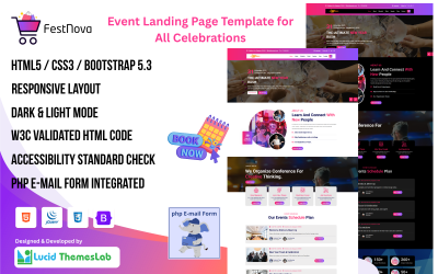 FestNova – Modelo HTML para Eventos e Festas