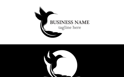 Flying Bird Logo Template Design