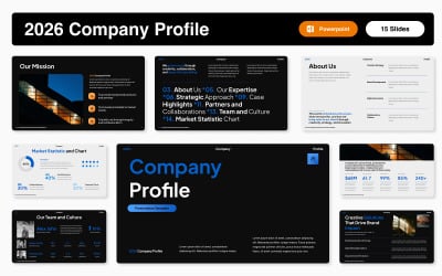 2026 Company Profile PowerPoint Template