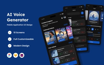 LingoVerse - Mobilapp för AI-röstgenerator