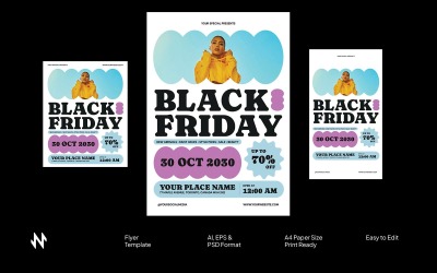 Black Friday Bold Sale Flyer