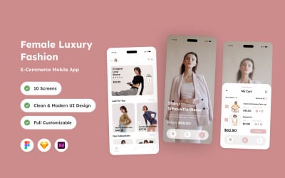 Bloom - E-Commerce Mobile App for Female Luxury Fashion