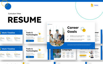 CV Resume Google Slides Template