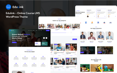 Edulink - Tema de WordPress para plataforma de aprendizaje de cursos en línea