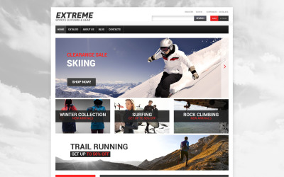 Extreme Sports VirtueMart Template VirtueMart-mall #55011