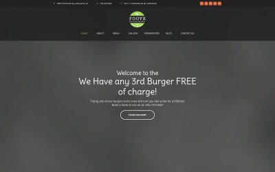 Fooxy - Thème WordPress pour le service de livraison de nourriture