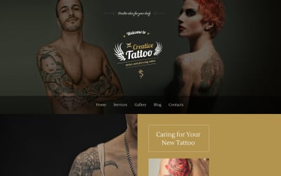 Motyw Creative Tattoo WordPress