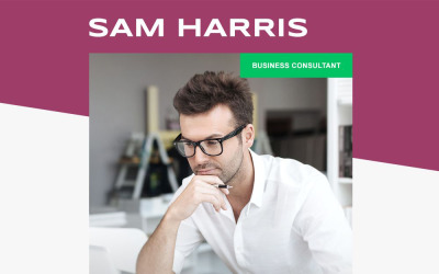 Obchod a služby Šablona bulletinu s odezvou