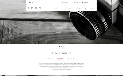 Photography Drupal Template