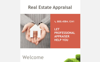 Plantilla De Boletín De Noticias Responsive para Sitio de Agencias inmobiliarias #55008