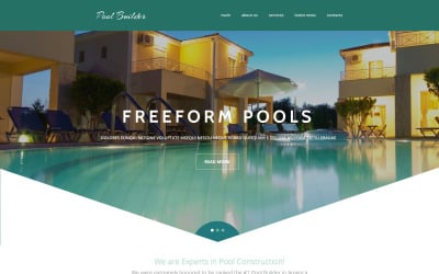 Pool Maintenance Website Template