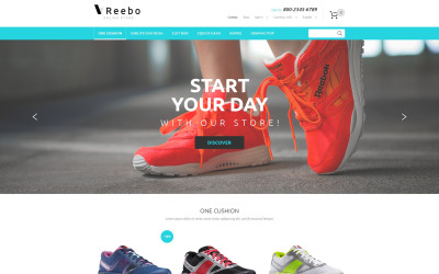 "Reebo" - адаптивний PrestaShop шаблон №55086