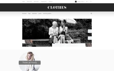 Responsive OpenCart Vorlage für Bekleidung #55014